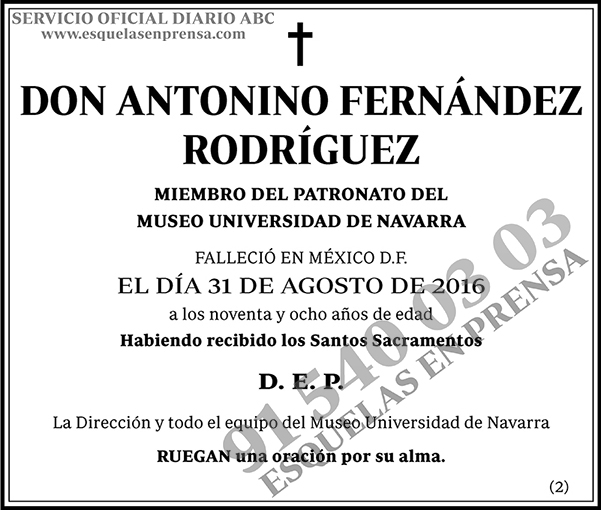 Antonino Fernández Rodríguez